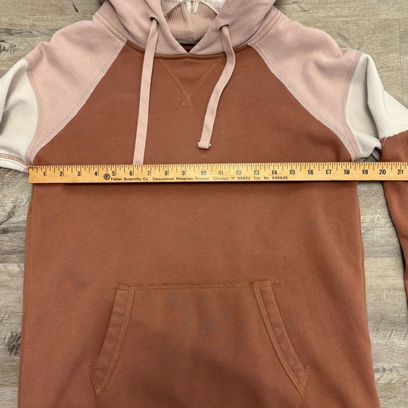 Abercrombie & Fitch Y2K Color Block Hoodie Sweatshirt Small Women's - Picture 4 of 5